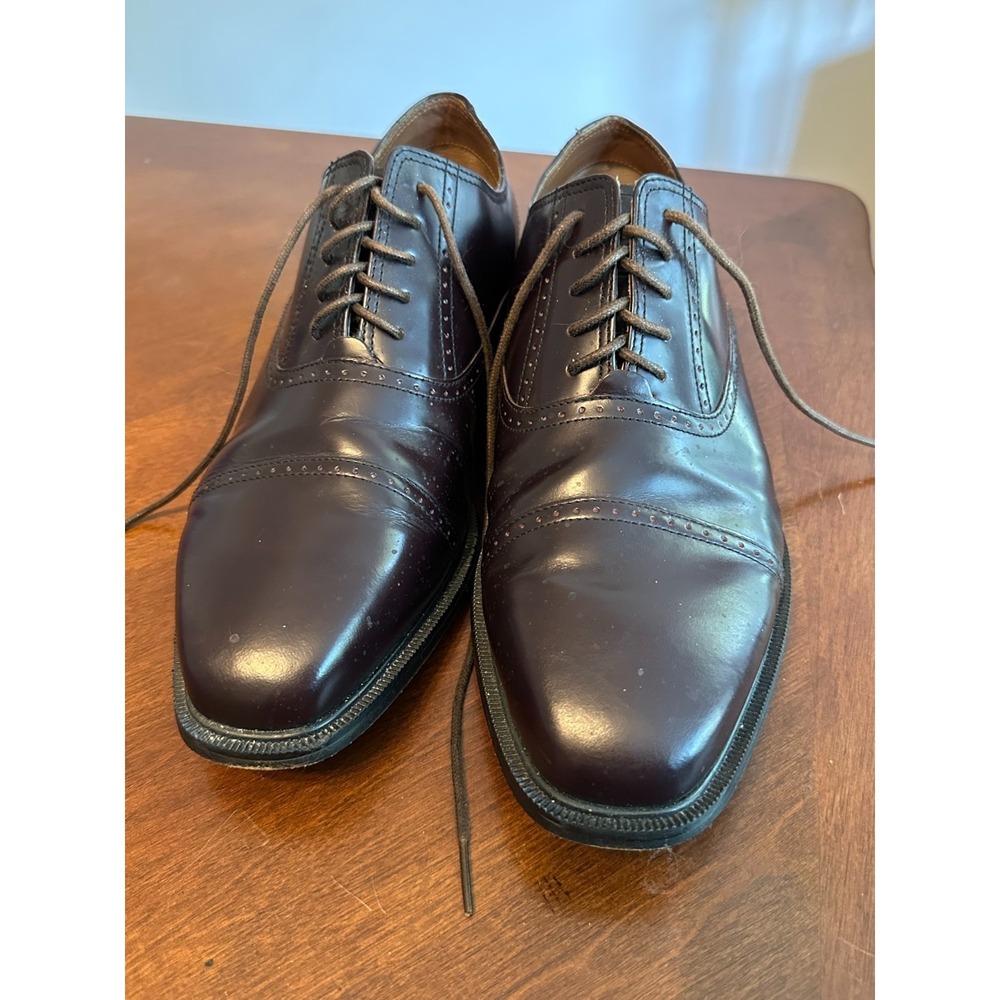 Rockport Men's Leather Oxford Dress Shoes Brown adiPRENE by Adidas Size 10.5W